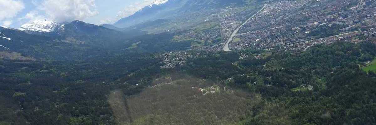 Flugwegposition um 09:36:14: Aufgenommen in der Nähe von Innsbruck, Österreich in 1255 Meter